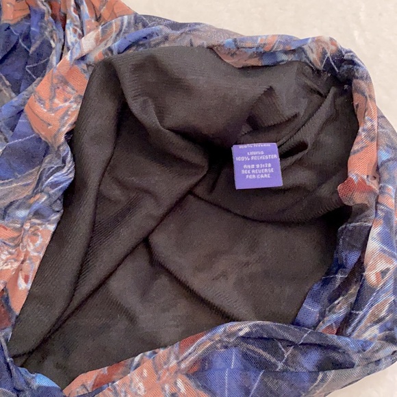 Vivienne by Vivienne Tam | Sleeveless Mesh Drape Cowl Neck Ruched Fairy Top (XS) - Picture 7 of 13